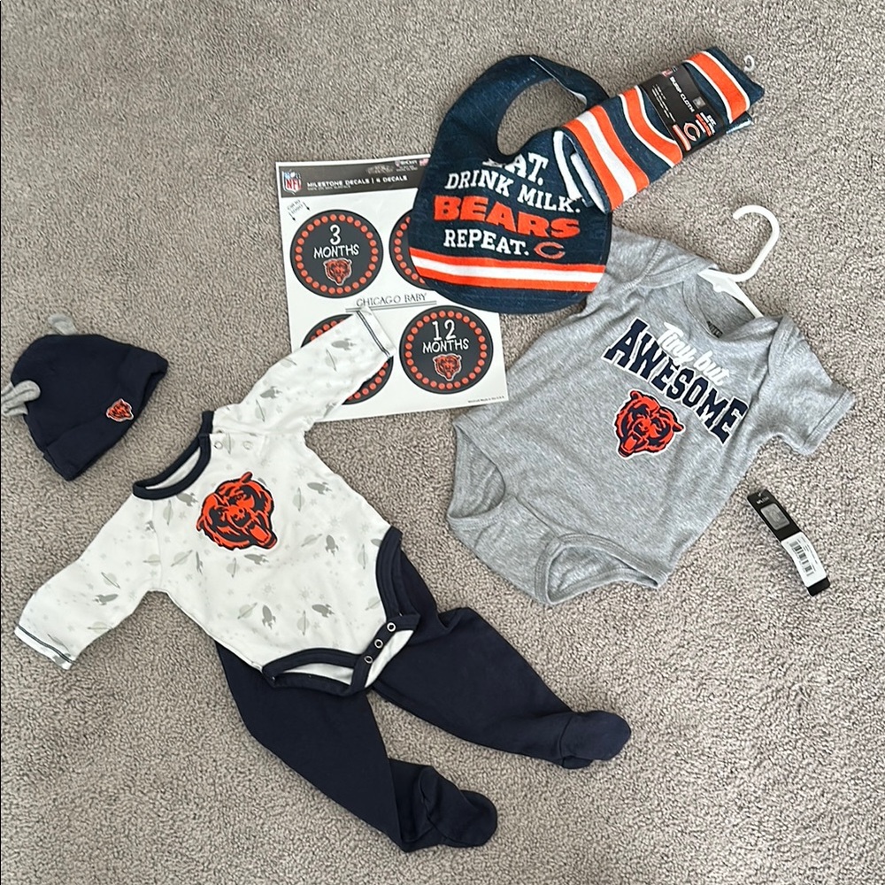 Chicago Bears Baby Outfit Set